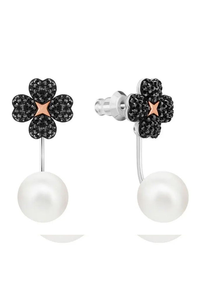 General - Charm Flower Shape Dangle Earrings - Image 1