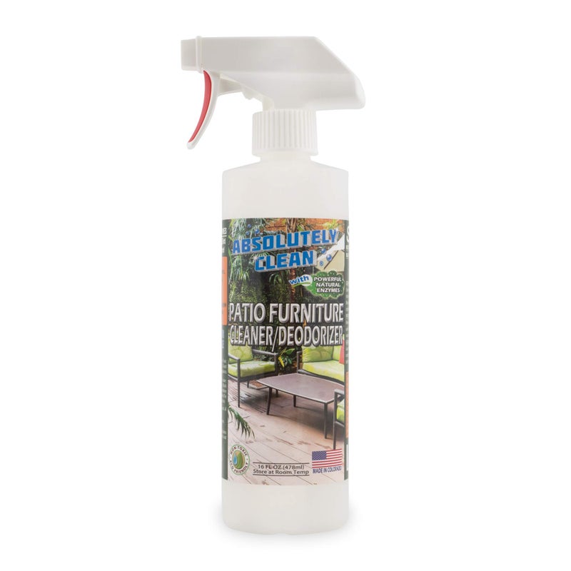 Absolutely Clean Amazing Patio Furniture Cleaner - Natural Enzymes Easily Remove Dirt, Bird Droppings, Food Stains and More from Your Outdoor and Patio Furniture - USA Made - Image 1