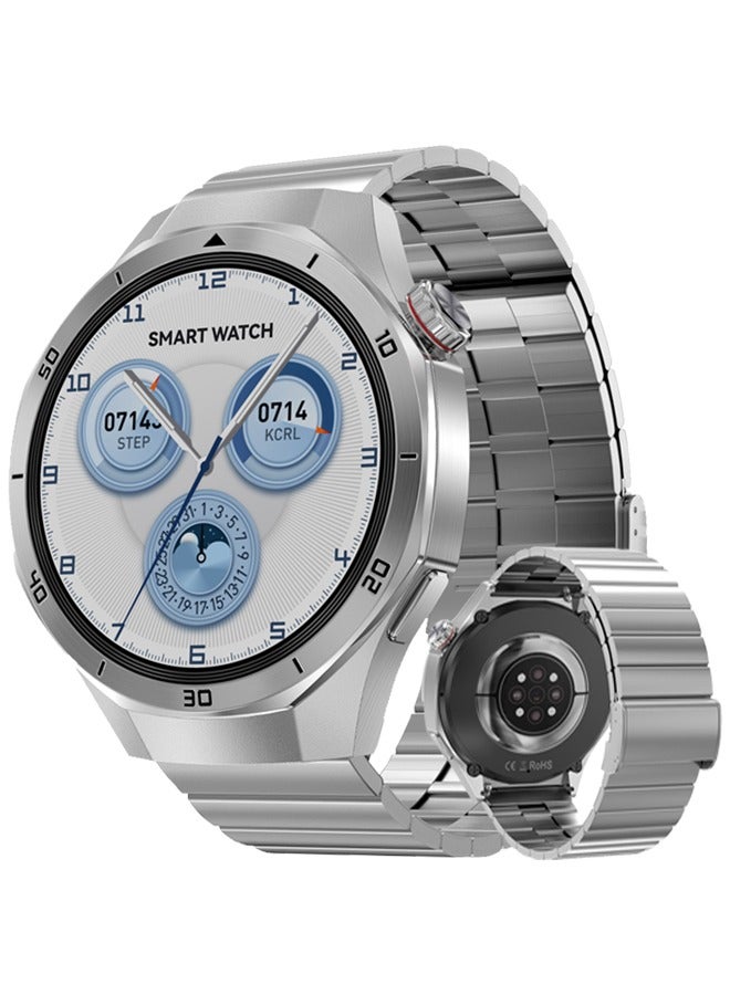 RollsTimi  Men's Bluetooth Smartwatch,Smart Wearable Watch, 1.46-Inch High-Definition Full-Screen Touch, Multiple Sports Modes, Sports Sleep Monitoring, Universal For IOS And Android Systems RT DT5 Pro - Image 1