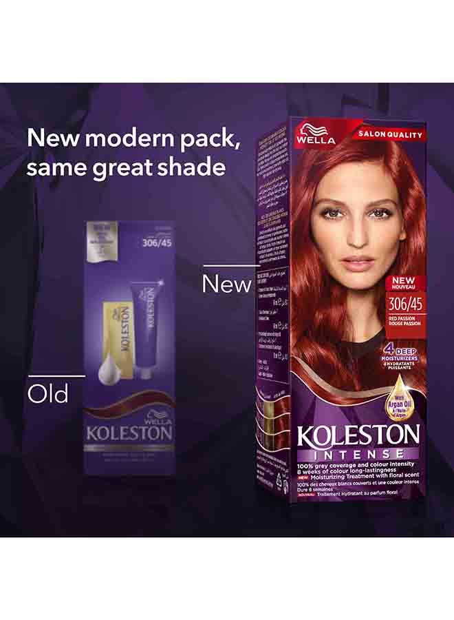 WELLA Koleston Intense Hair Color 306/45 Red Passion - Image 3