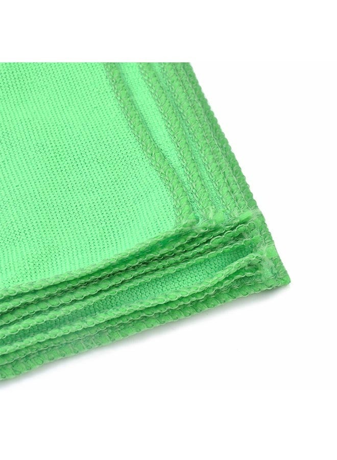 صوجي 12 قطعة من القماش الناعم الماص للغسيل والتلميع لتنظيف السيارات والمطبخ، مقاس 25×25 سم - Image 3