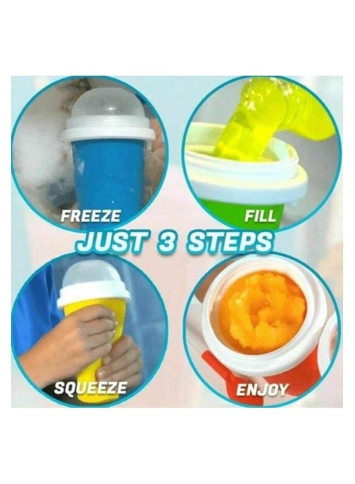 Denx Portable Magical Silica Squeeze Cup for making milkshakes, ice cream and smoothies - Image 4