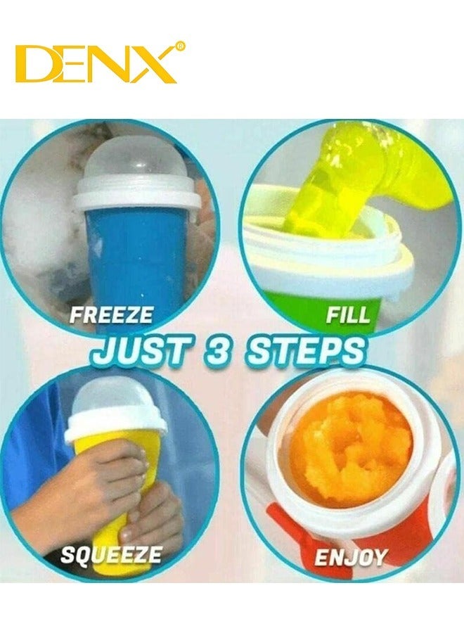 Denx Portable Magical Silica Squeeze Cup for making milkshakes, ice cream and smoothies - Image 3