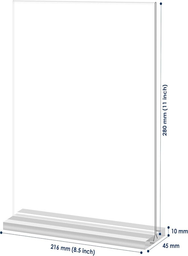 newnewshow Acrylic Sign Holder (3pack 8.5 * 11) - Image 3