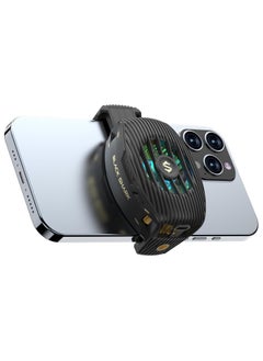 BLACK SHARK Black Shark FunCooler 4 Gaming Phone Cooler Lightweight Quiet Mobile Phone Wired Cooling Fan with RGB Light Cell Phone Cooler for iPhone/Android by  - Image 1