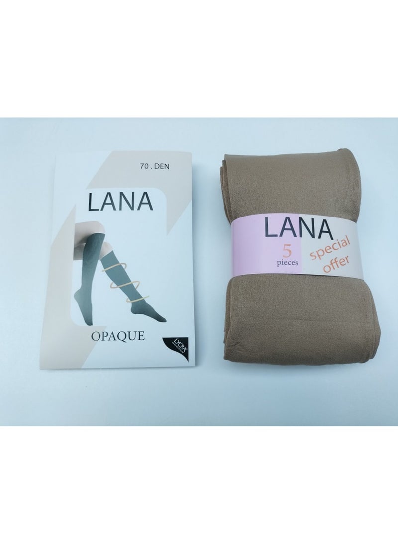 Lana 5pcs High Quality Women's Socks Thin Silk Sheer Summer Socks - Image 4