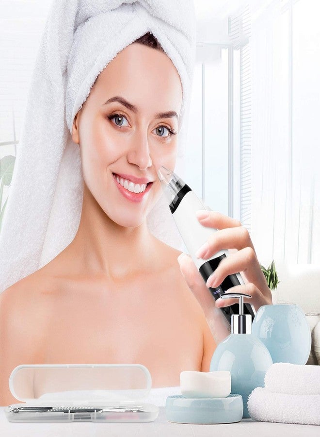 SKYLIGHT Blackhead Remover Vacuum Electric Pore Cleaner for Whitehead Removal Tool, Acne Deep Face Machine, USB Rechargeable Derma Adjustable Suction & Interchangeable Heads Facial Device Men Women - Image 4