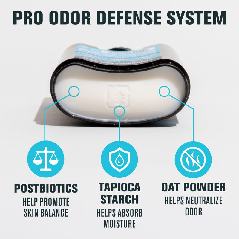 Every Man Jack Men's Pro Deodorant - 48-Hour Odor Defense Blend - Aluminum Free - Contains Postbiotics, Tapioca Stach & Oat Powder - Coastal Surf & Coconut + Vanilla Bundle - 2.6 oz (2 Pack) - Image 3