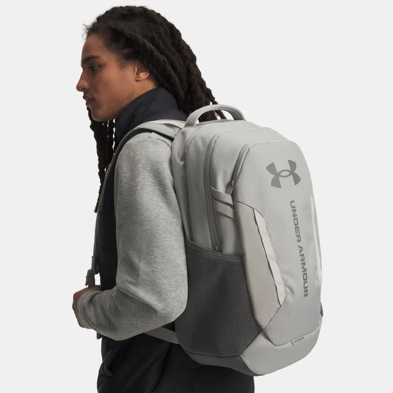 Under Armour Grey Hustle 6.0 Backpack  | Best Price UAE