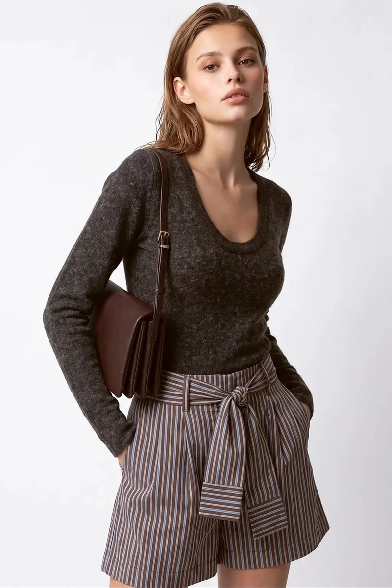 Mixray MIXRAY Women’s Viscose Blend Cashmere Sweater