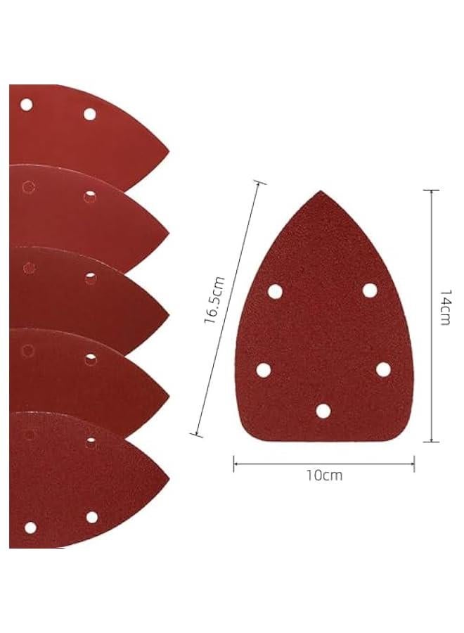 Mouse Detail Sander Sandpaper Sanding Paper Assorted Sanding Pads 40 80 120 180 240 Grits (50pcs Mouse Sandpaper) - Image 2