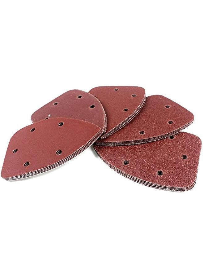 Mouse Detail Sander Sandpaper Sanding Paper Assorted Sanding Pads 40 80 120 180 240 Grits (50pcs Mouse Sandpaper) - Image 4
