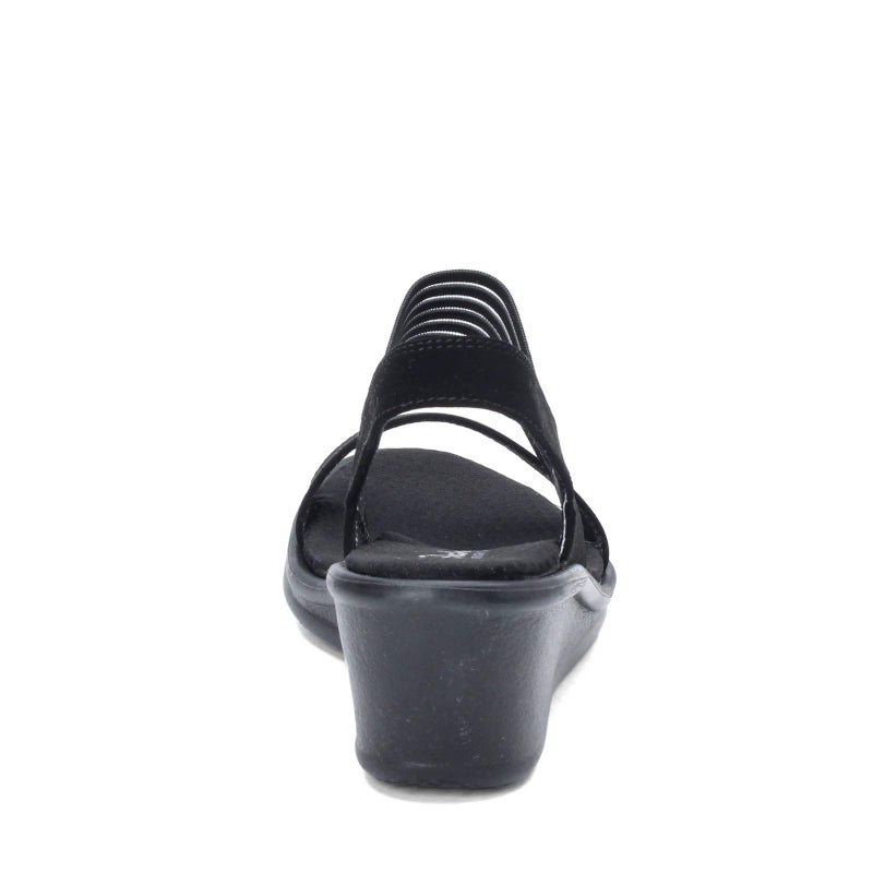 Skechers Cali Women's Rumblers-Sci-Fi Wedge Sandal, Black, 6.5 M US - Image 4