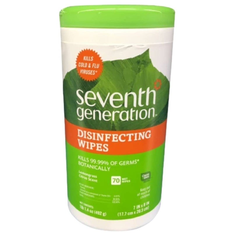 Seventh Generation Disinfecting Wipes - 70 ct