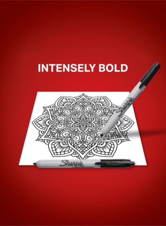 Sharpie 3-Piece Permanent Black Marker，Sharpie pen - Image 5