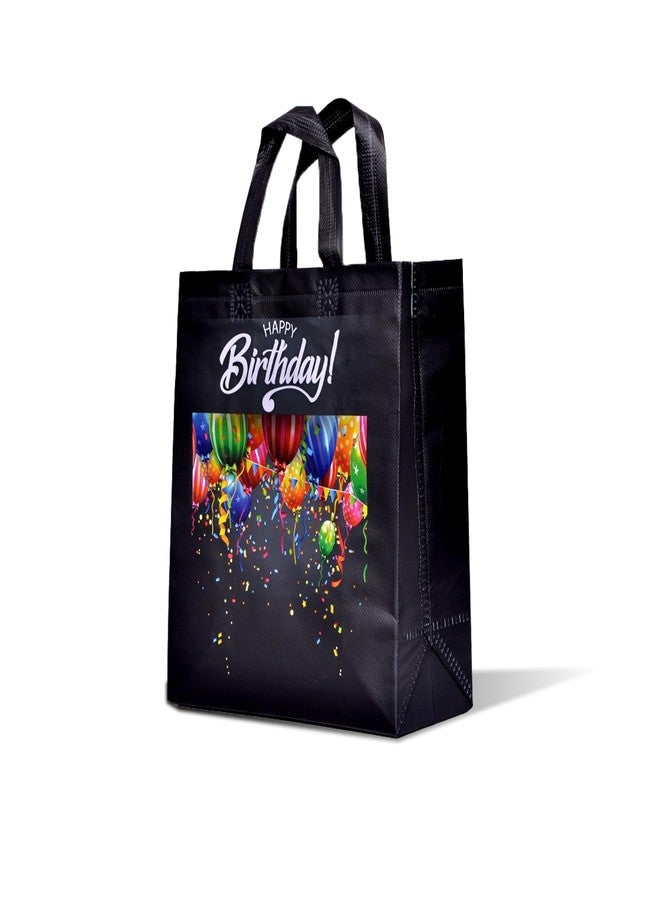 Go Packy Happy Birthday Gift Black Bag - Stylish, Reusable Tote for Return Gifts, Party Favors, Gifting Hampers (20) - Image 2