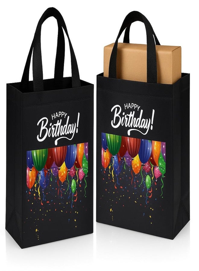 Go Packy Happy Birthday Gift Black Bag - Stylish, Reusable Tote for Return Gifts, Party Favors, Gifting Hampers (20) - Image 5