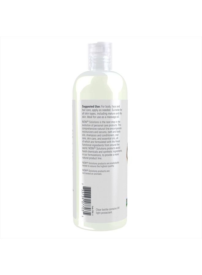 now Solutions, Liquid Coconut Oil, Light and Nourishing, Promotes Healthy-Looking Skin and Hair, 16-Ounce - Image 3