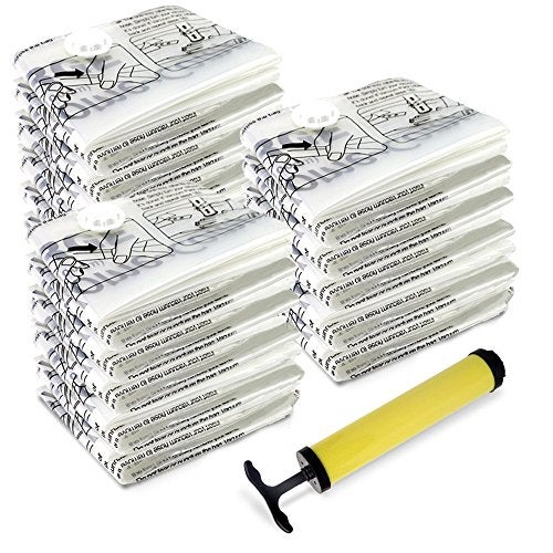 Home-Complete Home Complete Space Saver Vacuum Bags, 15 pack with Pump - Image 3