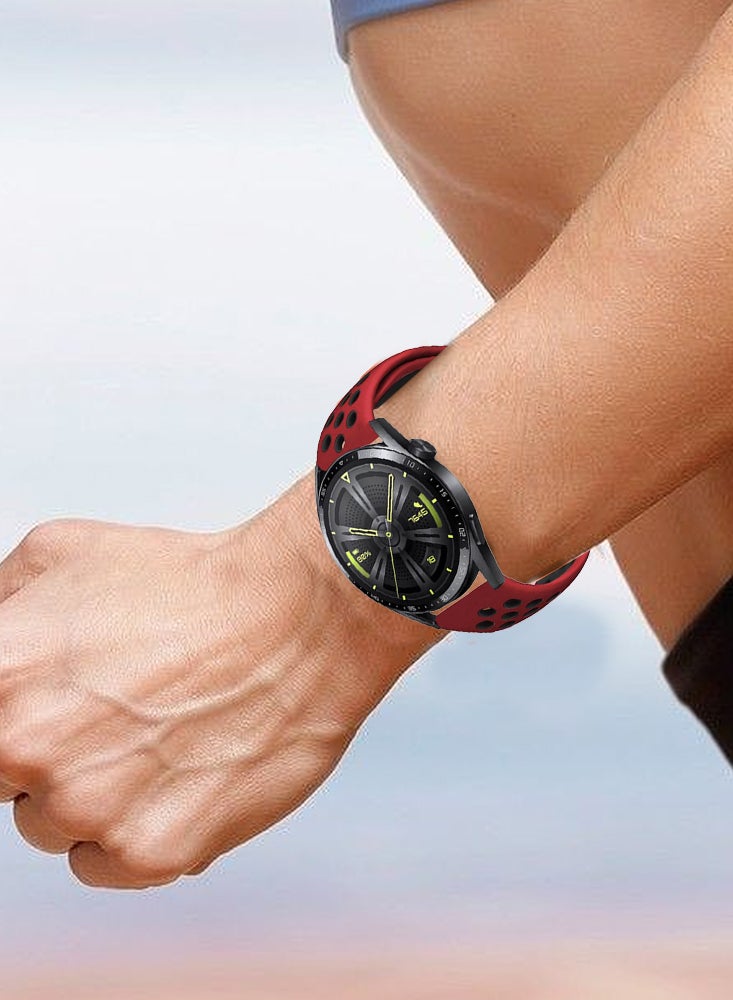 Perfii 3pcs Watchband Bundle Compatible with all Samsung, Huawei, Amazfit, Fitbit and Honor with 22mm band size - Image 4