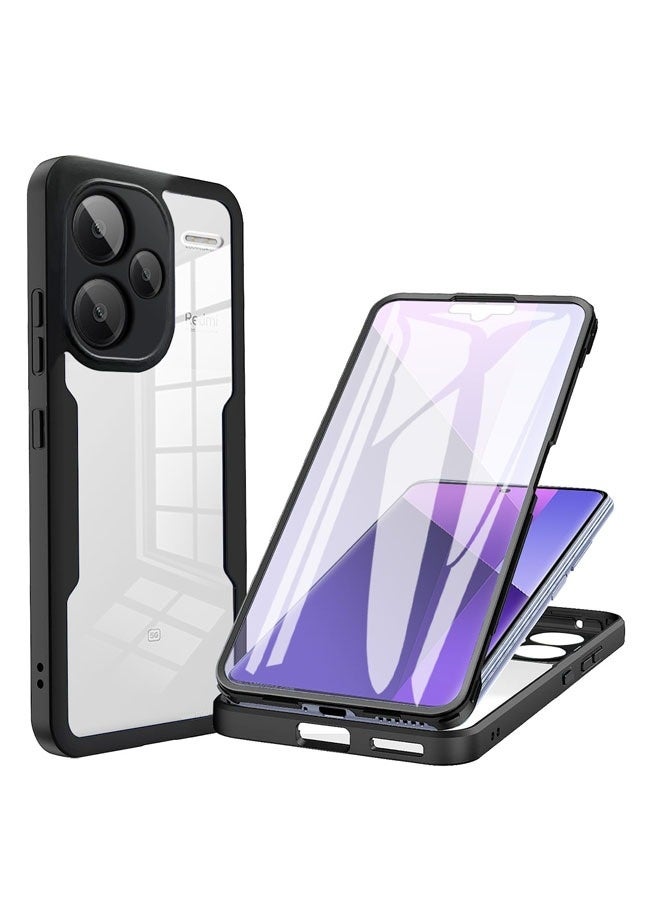 Xiaomi Redmi Note 13 Pro Plus 5G Case, Clear 360-degree Case with Integrated Screen Protector, Redmi Note Shockproof Ultra-Thin Silicone Phone Case - Image 1