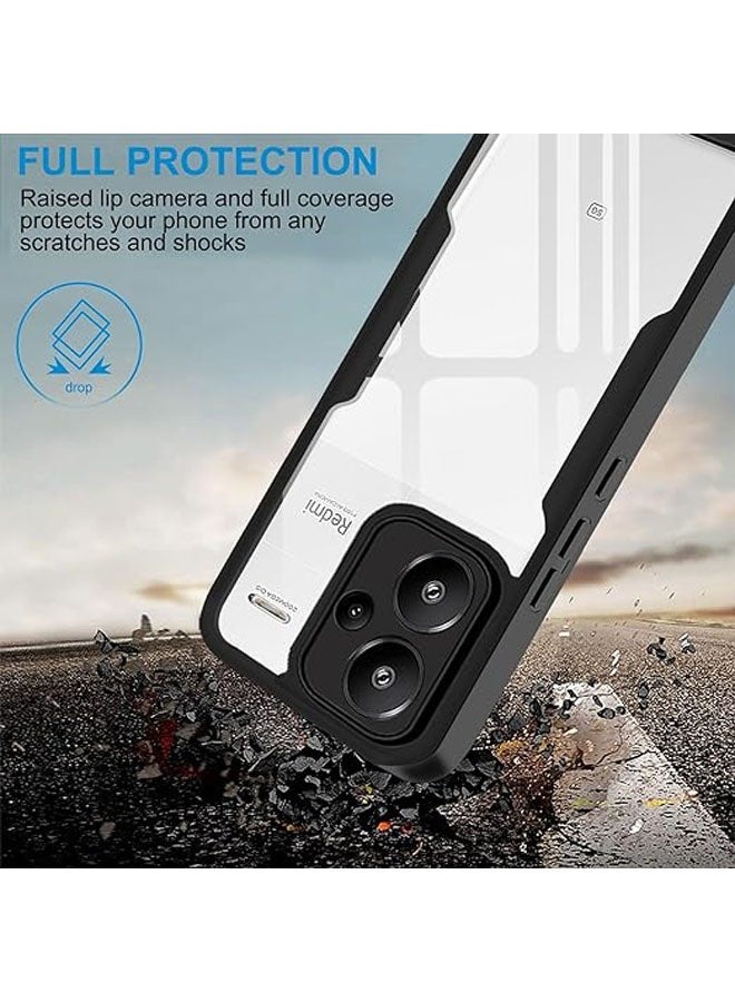 Xiaomi Redmi Note 13 Pro Plus 5G Case, Clear 360-degree Case with Integrated Screen Protector, Redmi Note Shockproof Ultra-Thin Silicone Phone Case - Image 3