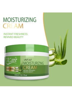 VCare V Care Moisturizing Cream,Aloe Vera,300ml,Deep Moisturizing,Reduces Itchiness  - Image 4