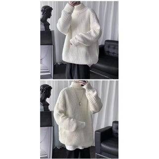 High Collar Sweater Mens Thick Warm Knitwear Grey - pzsku/ZB3873A455285F4212A70Z/45/1746232561/76cacbbb-e210-4fc9-9897-3952d117dbe4