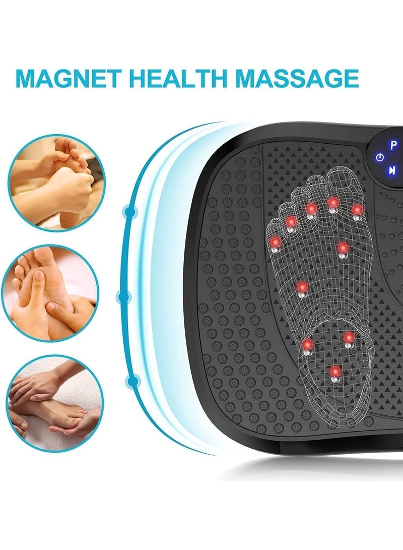 ETG Vibration Plate Exercise Machine Whole Body Workout Vibrate Fitness Platform Lymphatic Drainage Machine for Weight Loss Shaping Toning Wellness Home Gyms Workout - Image 3