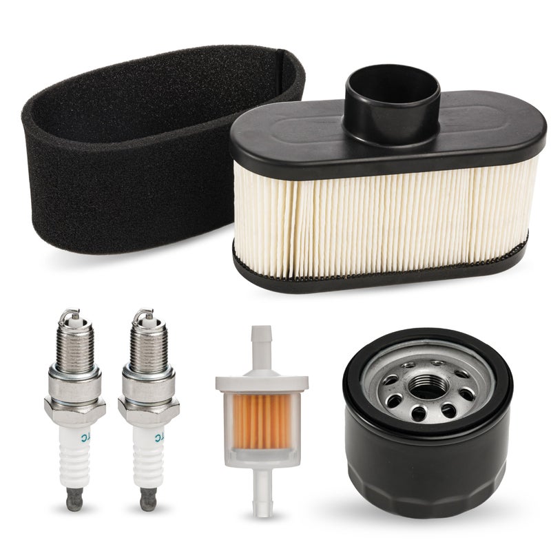 BlueStars FR691V Tune Up Kit - Compatible with Kawasaki FR651V FR730V FS481V FS541V FS600V FS651V FS691V FS730V Engine Lawn Mower 49065-7007 Oil Filter 11013-0752 Air Filter 11013-7046 Pre Filter - Image 1