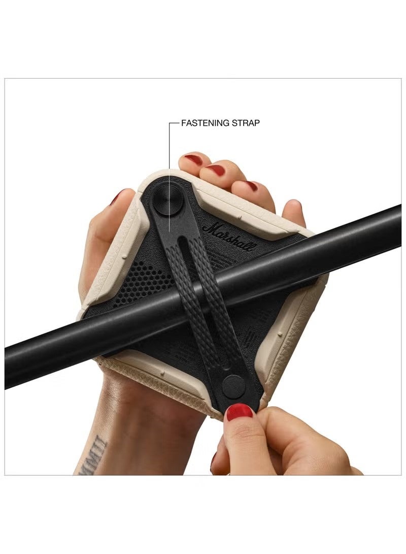 MARSHALL WILLEN Portable Bluetooth Speaker Outdoor Hiking Mini Speaker - Cream - Image 5