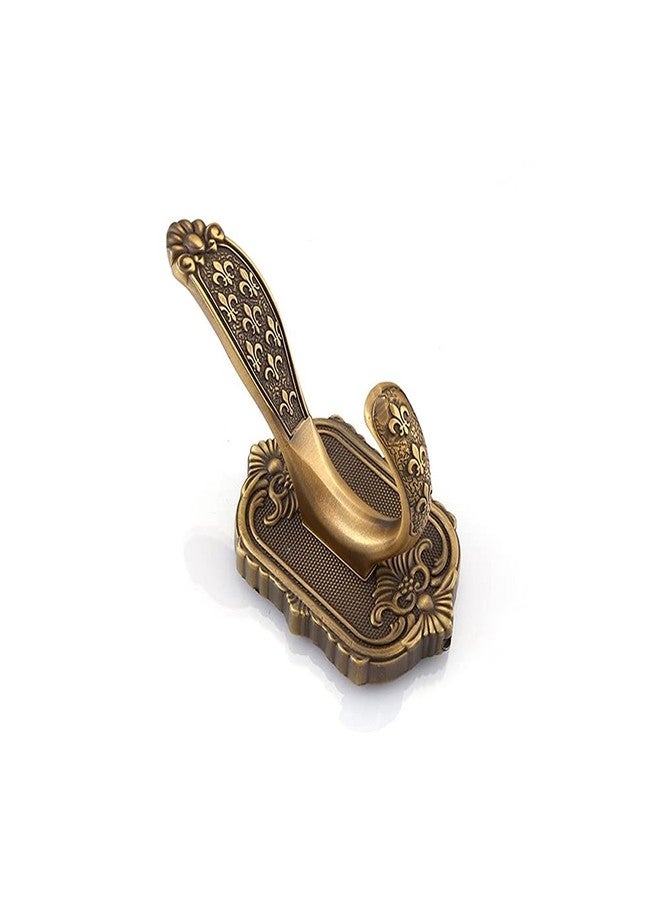 LightInTheBox Brass Double Prong Towel Hook Robe Hook Antique Brass Towel Holder for Bathroom Bathroom Accessories - Image 1