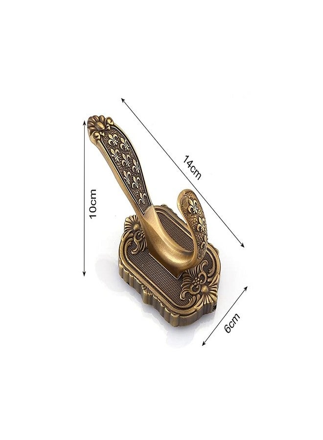 LightInTheBox Brass Double Prong Towel Hook Robe Hook Antique Brass Towel Holder for Bathroom Bathroom Accessories - Image 3