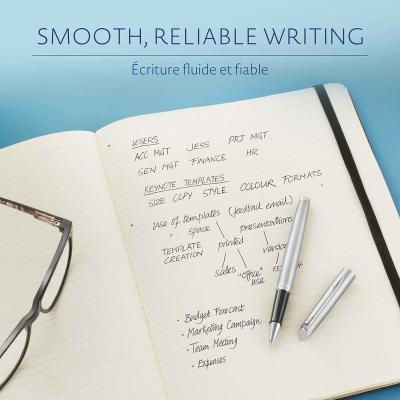 Waterman Rollerball Pen Refill, Fine Tip with Black Ink, 2 Count - Image 4