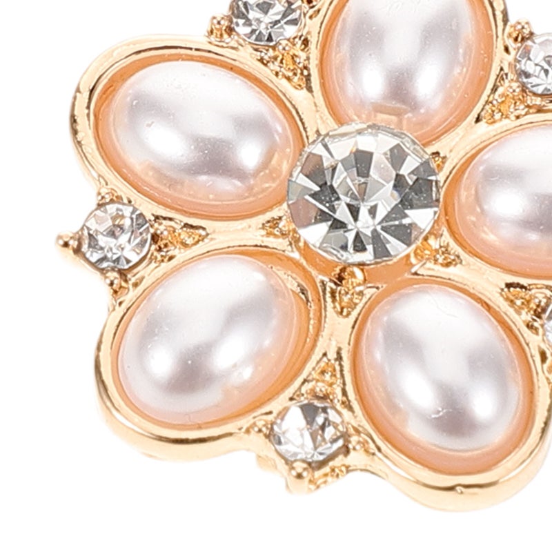 2pcs Faux Button Covers Rhinestone Link Button Covers For Women Dress Shirts Sewing Diy Holiday Decoration Embellishment - Image 2
