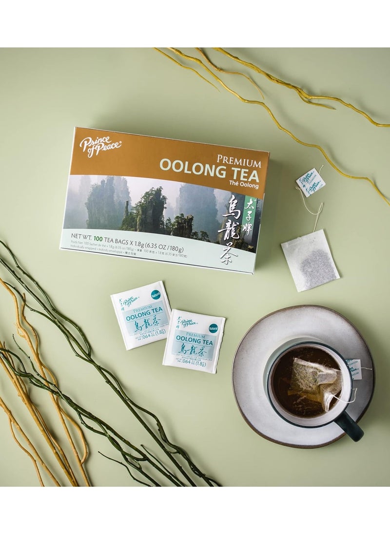 prince of peace - Premium Oolong Tea, 100 Tea Bags - Image 1