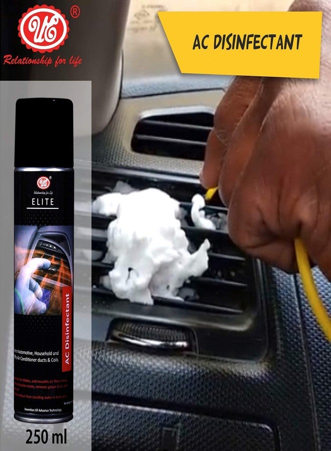 UE Elite Air Conditioner Cleaner & AC Disinfectant Foaming Removes odour-causing contaminants, thick foaming formula effective cleaning -250 ML Suitable For Home, Car & Office - Image 4