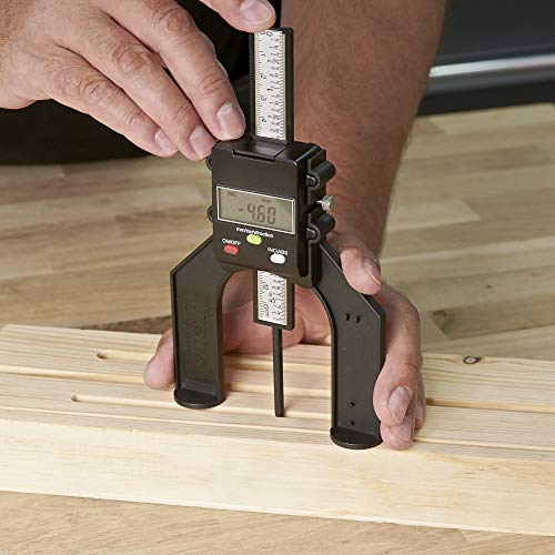 Trend Digital Depth Gauge with 2 23/64 inch Jaw Opening for Precision Rebate and Groove Setting, GAUGE/D60 - Image 5