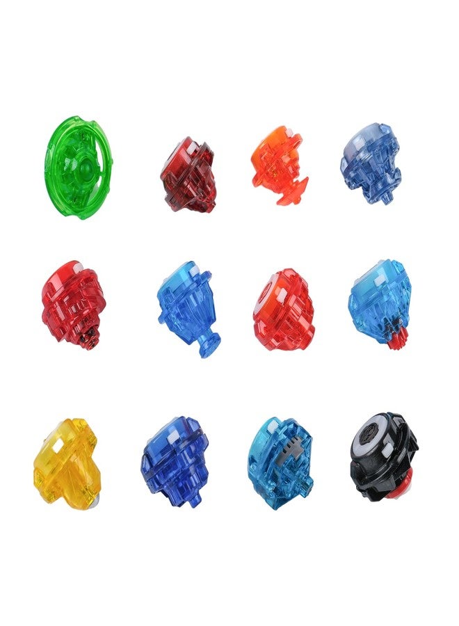 STJOYOPY 12 Pieces Battling Burst Top Tips Spinning Top Accessories Gyro Burst Toys Parts - Image 3