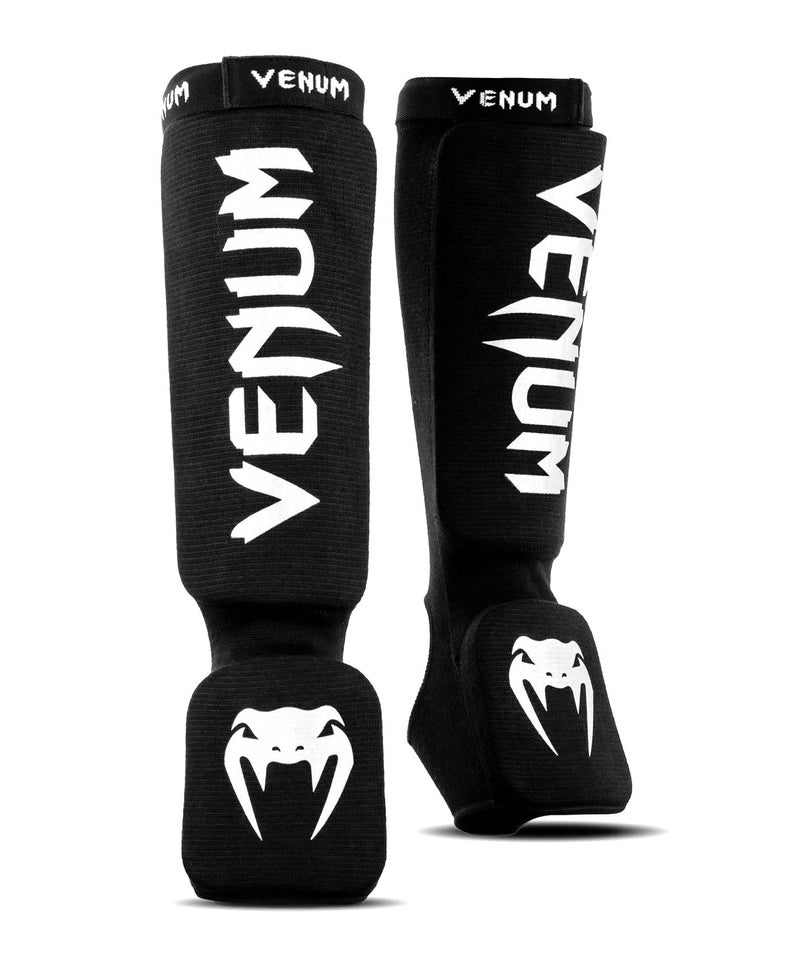 Venum Kontact Shin Guards, Black