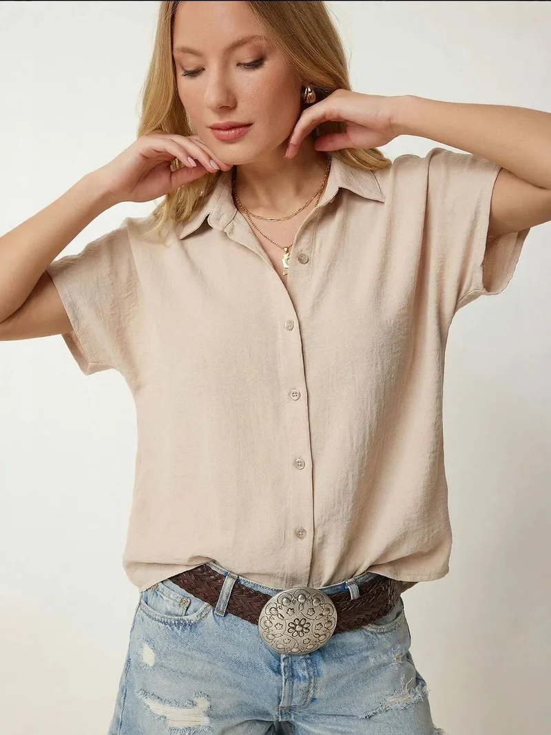 السعادة في إسطنبول ISTANBUL Casual Button-Up Shirt