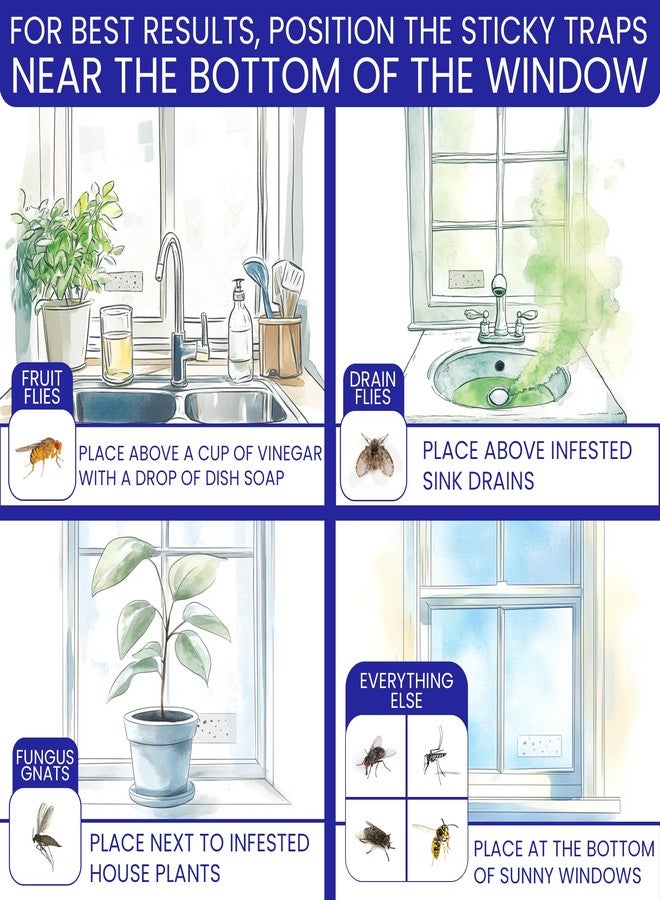 BugBane Window Fly Traps 50 Pack - Image 3