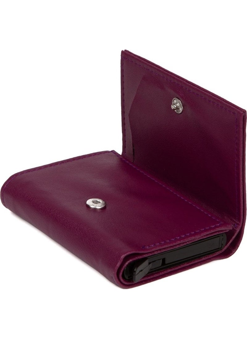 Av A Dos Leather Mechanism Wallet