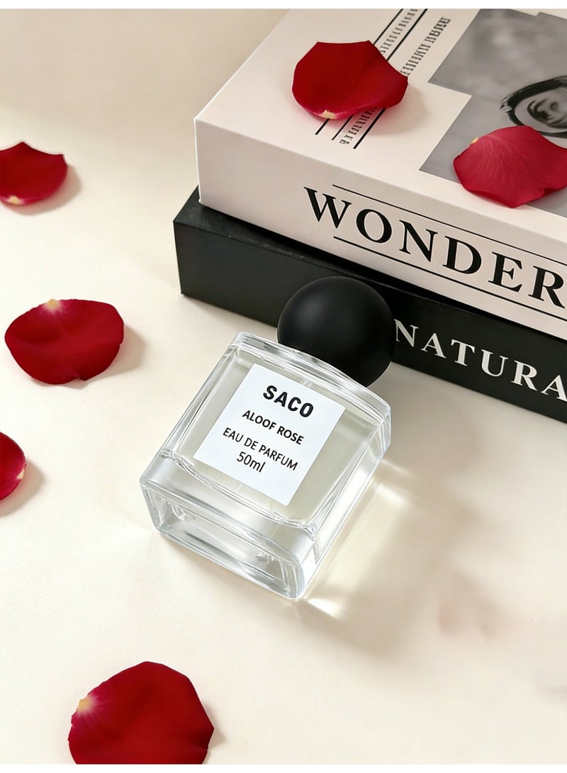 SACO/ALOOF ROSE EDP 50ml/Spicy Floral Noted/Gift Box Packaging, the Perfect aGift Choice. - Image 5