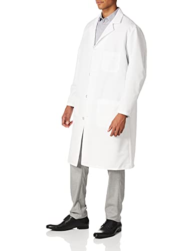 Red Kap Men's Exterior Pocket Lab Coat, White, 2X-Large - Image 2