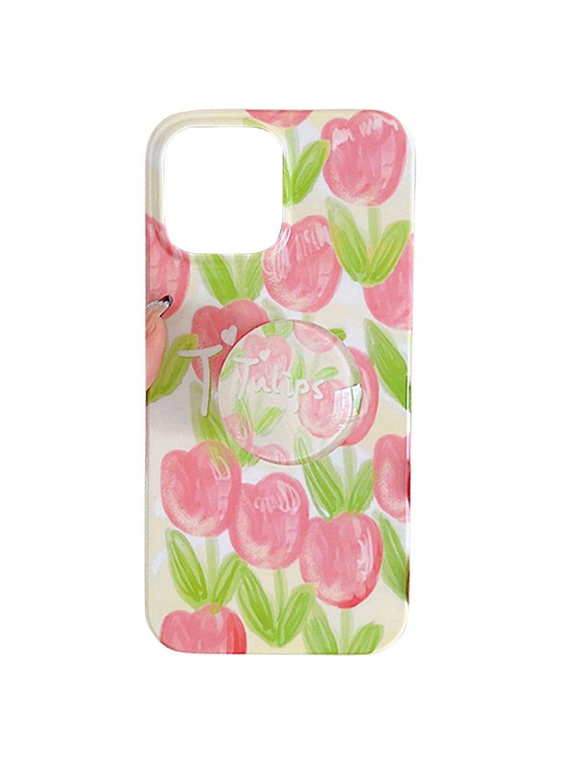 Mobile Phone Soft Case Fine Workmanship Decorate Waterproof Oil Painting Tulip Phone Cover 2