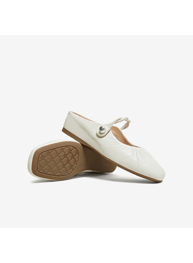 Tata/ta Ta Spring Women's Fashion Casual Mule Shoes New Ysw06ah6 Off-white Size 36 - Image 3