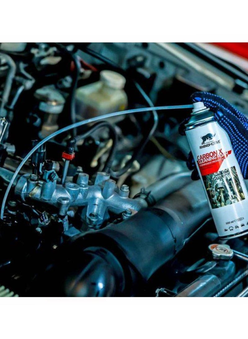 RHINOMOTIVE RHINOMOTIVE- Automotive Cleaning Accessory Foam Carbon X Cleaner Foam 2 Component Products K1 500ml - Image 3