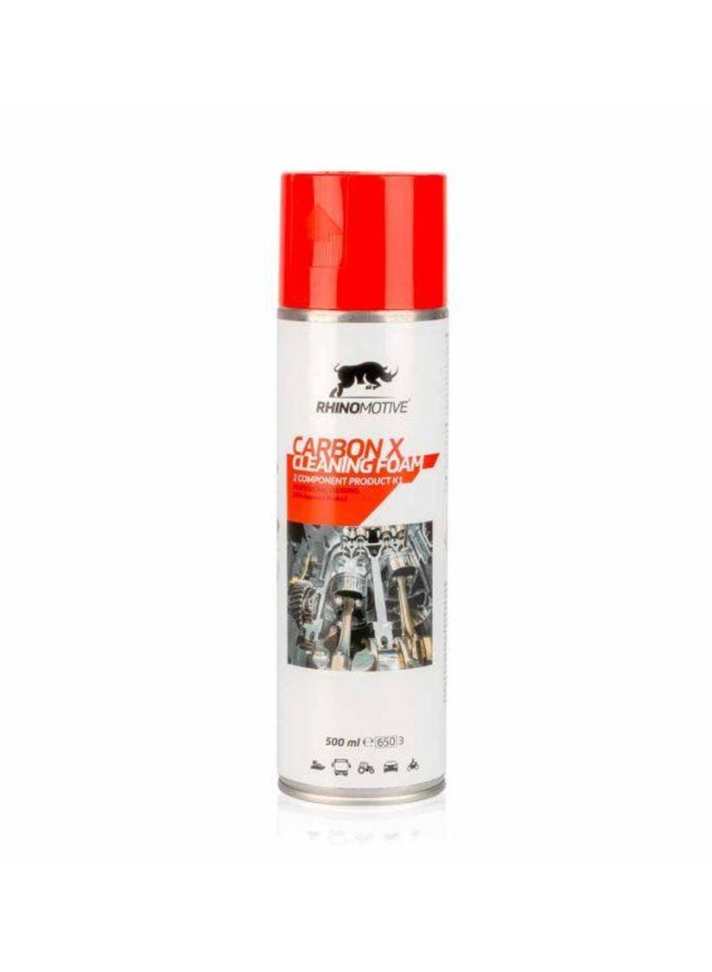 RHINOMOTIVE RHINOMOTIVE- Automotive Cleaning Accessory Foam Carbon X Cleaner Foam 2 Component Products K1 500ml - Image 2
