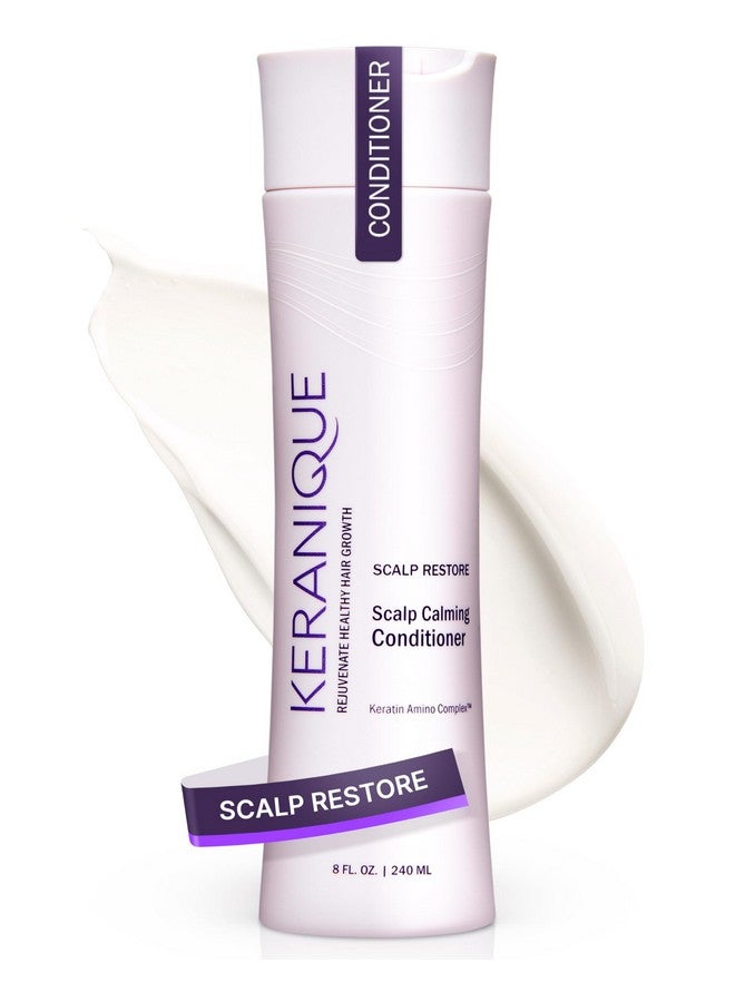Keranique Scalp Restoring Conditioner for Women - Moisturizing & Exfoliating Conditioner for Dry Scalp - Sulfate-Free, Gentle for Colored Hair - Deep Conditioner for Damaged Hair with Keratin - Image 1